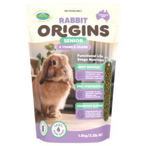 Packaging for rabbit origins senior