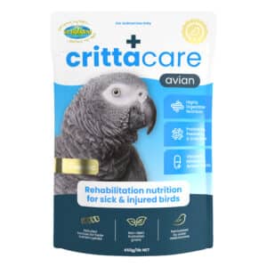 Front of crittacare avian packaging.